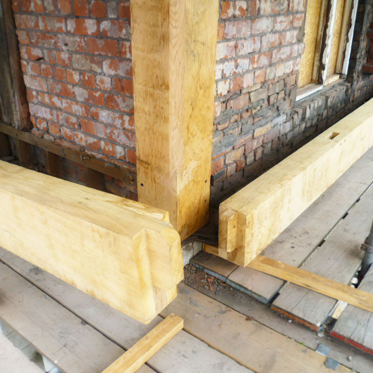 Bespoke Joinery and Carpentry on Oak Beams